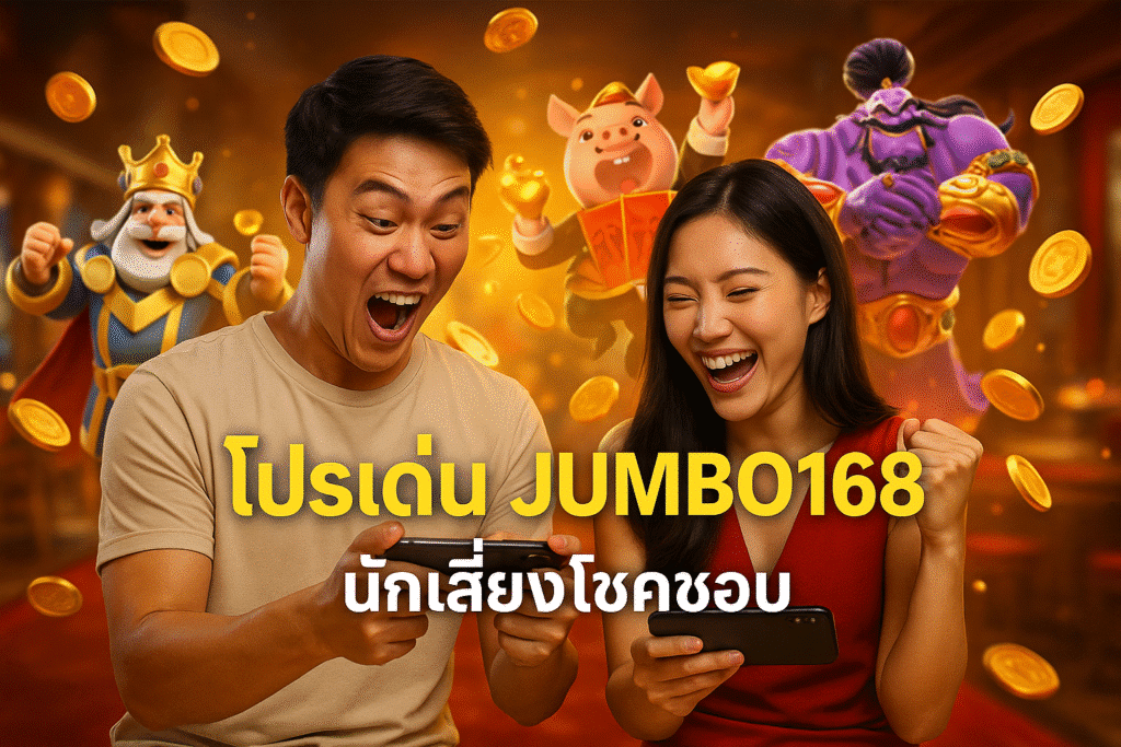 โปรจุดเด่น JUMBO168 นักเสี่ยงโชคชอบ