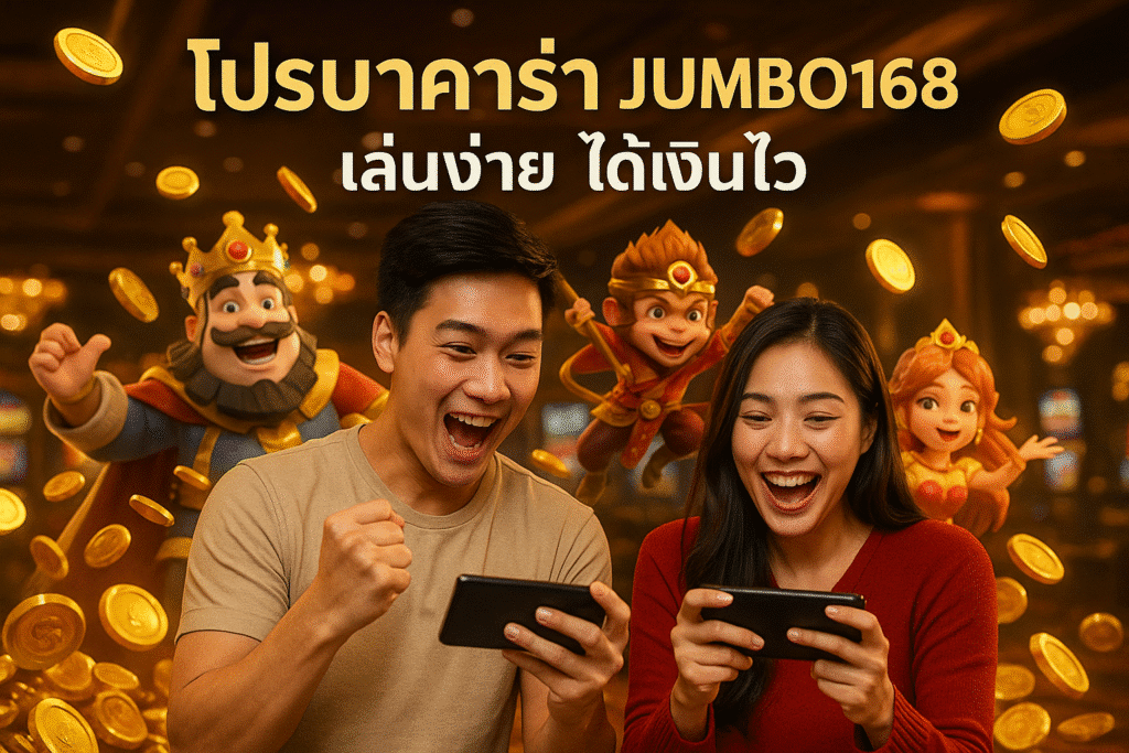 โปรบาคาร่า JUMBO168 เล่นง่าย ได้เงินไว