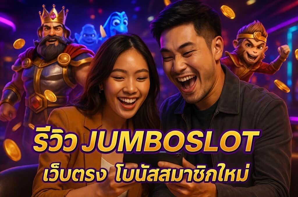 รีวิว JUMBOSLOT เว็บตรง โบนัสสมาชิกใหม่