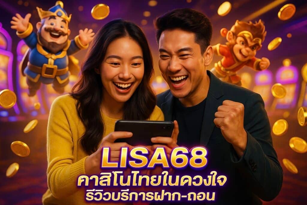 LISA68 คาสิโนไทยในดวงใจ รีวิวบริการฝาก-ถอน